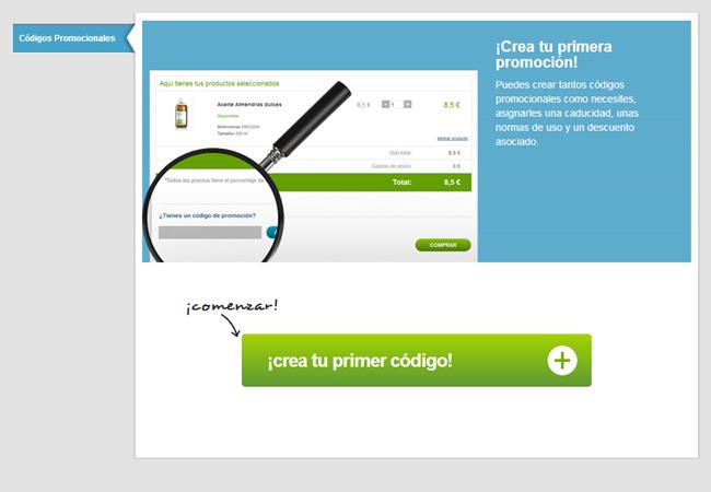 Códigos promocionales | 