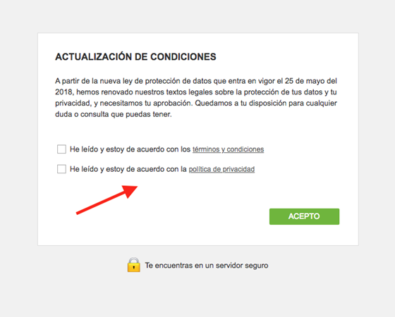 CÓMO ADECUAR TU TIENDA ONLINE OLEOSHOP AL NUEVO REGLAMENTO DE PROTECCIÓN DE DATOS (RGPD) | 