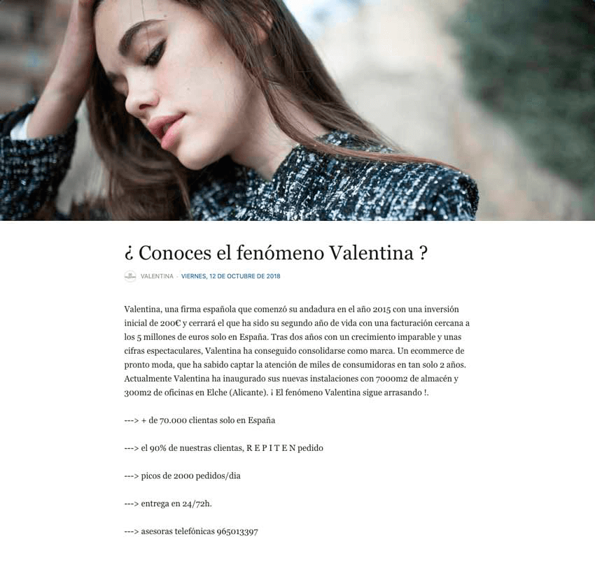 La historia de La Tienda de Valentina – Blog Oleoshop