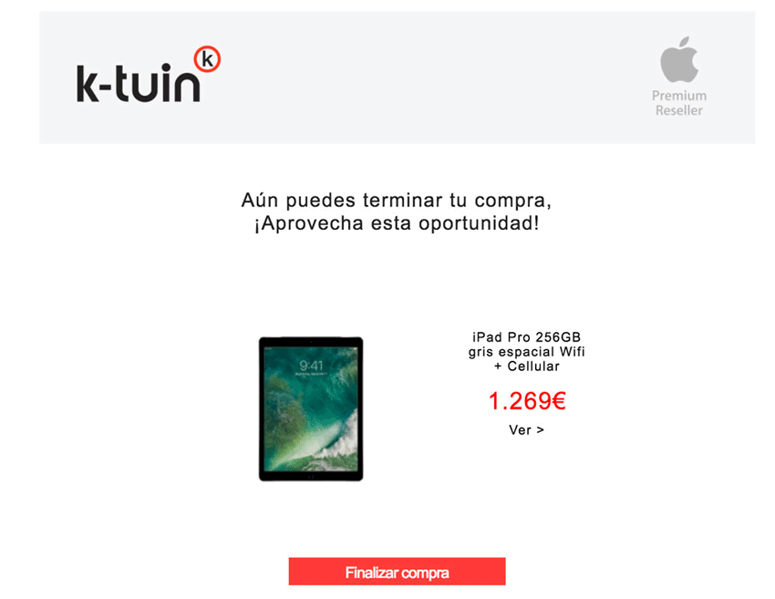 email markeitng carrito abandonado black friday