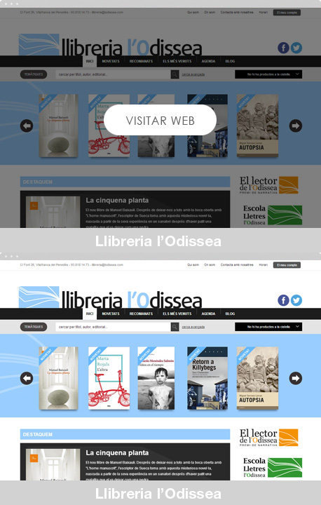 Tienda online real - L'odissea