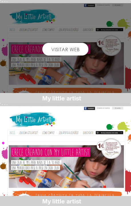Tienda online real de Oleoshop - My Little Artist