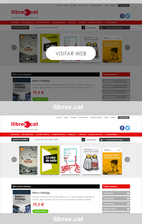 Librería online Llibres.cat